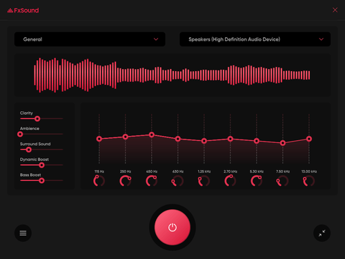 FxSound – 免费开源的音效增强器